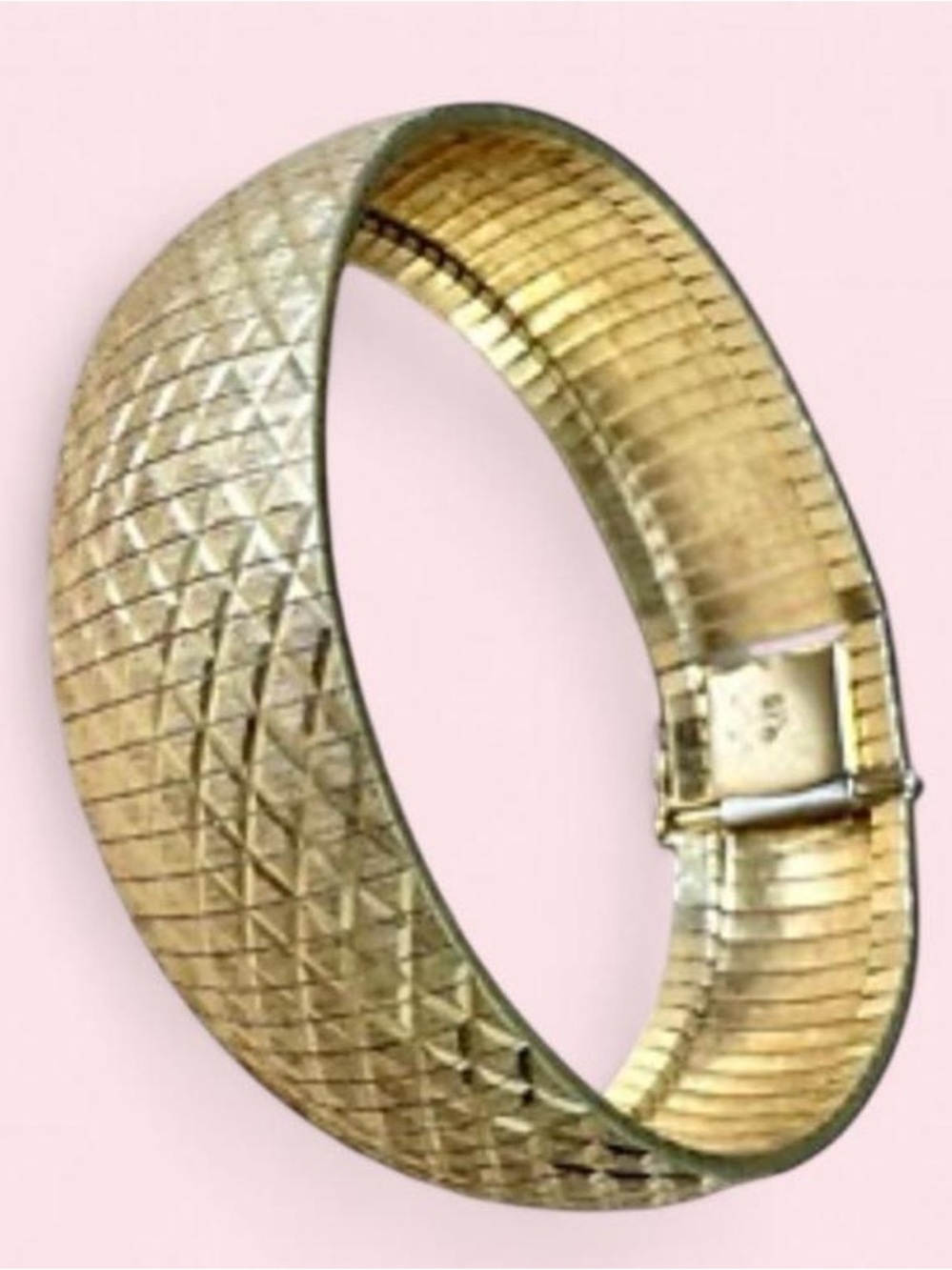 Technibond 18k plated Gold Bracelet
